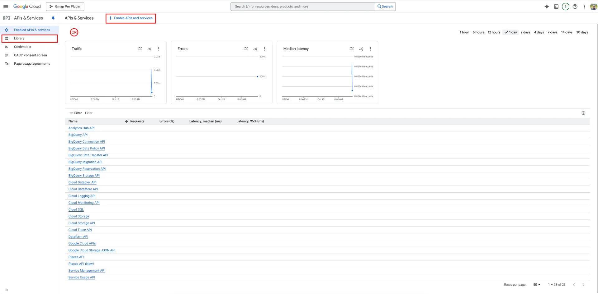 enable api